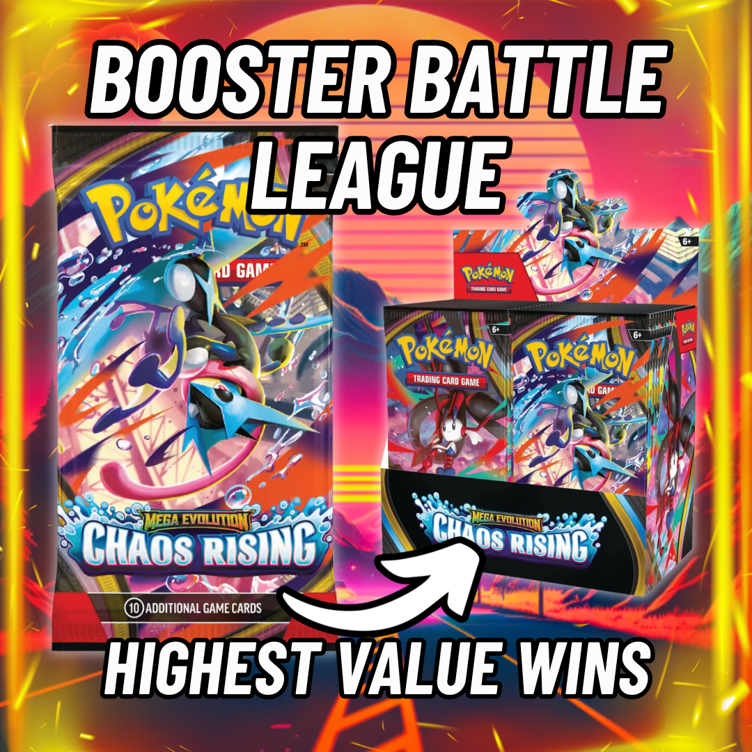 Booster Battle League - 1st wins: Chaos Rising Booster Box